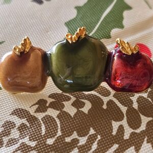 Elegant Gold and Multicolor Brooch